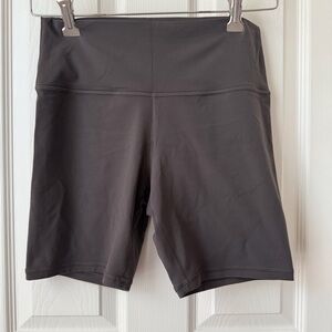 Athleta Women's Charcoal Bike Shorts, SZ Large, NWOT.